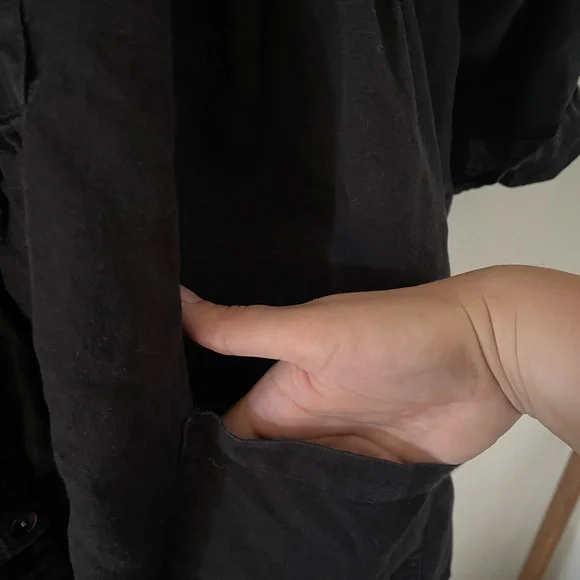 Gudrun Sjoden Black Tunic Top - Picture 4 of 4